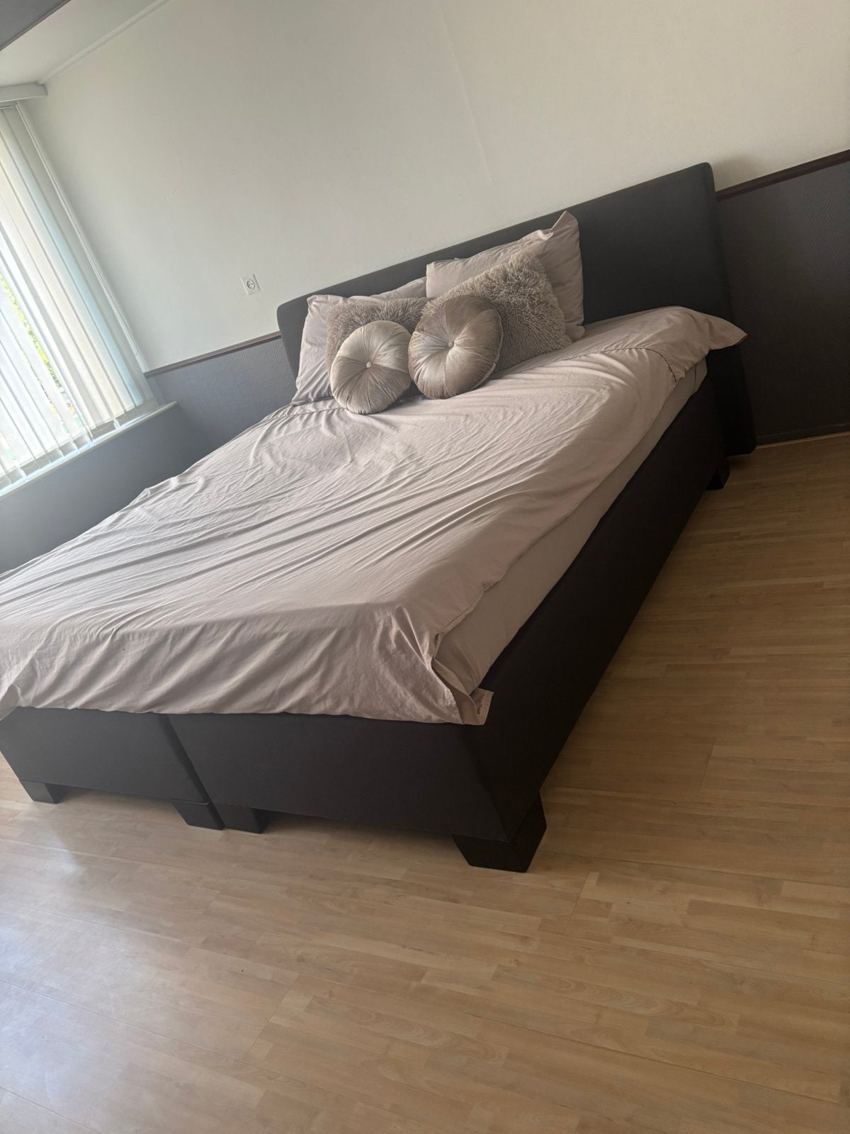 Boxspring 180/200, Huis en Inrichting, Ophalen, Gebruikt, Tweepersoons, 180 cm