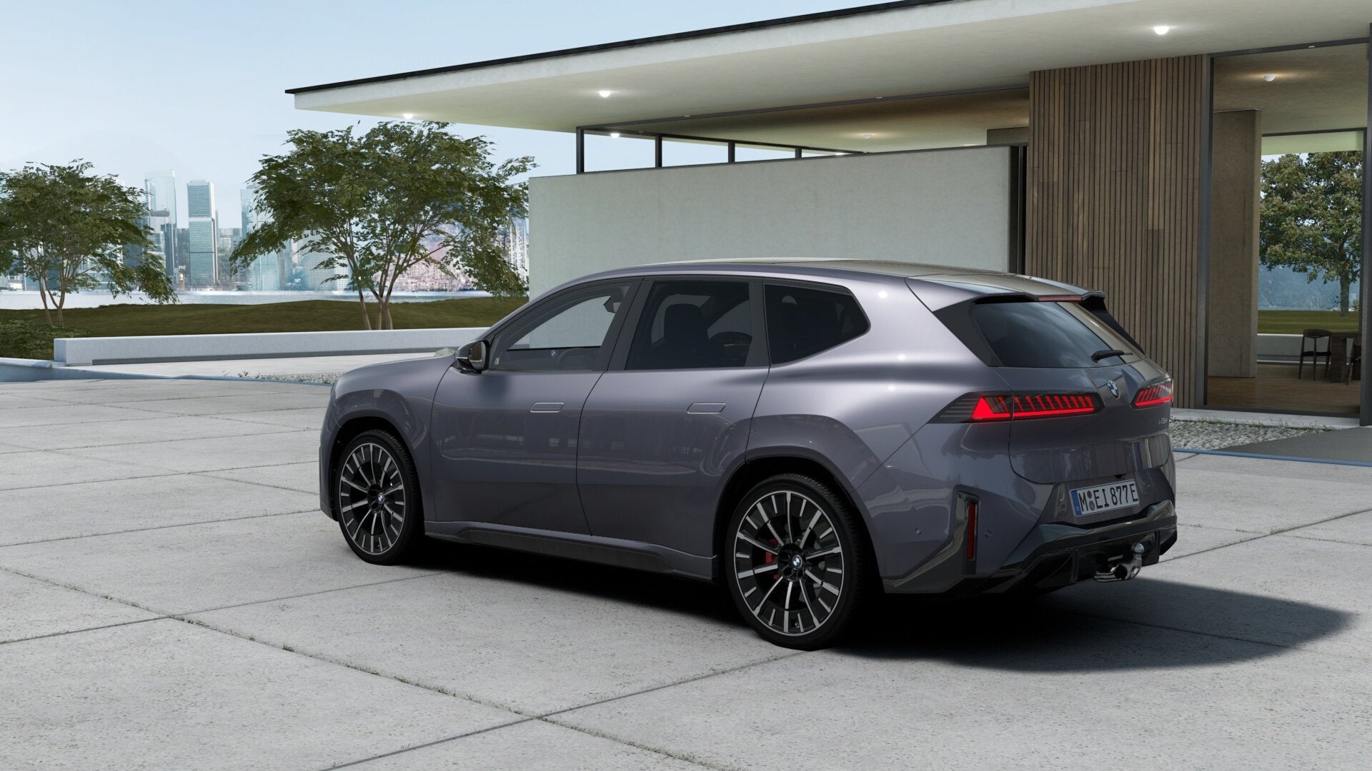 BMW iX3 50 xDrive M Sport / Panoramadak / Trekhaak / Parking, Automaat, Dealer onderhouden, Automatische klimaatregeling, Zwart