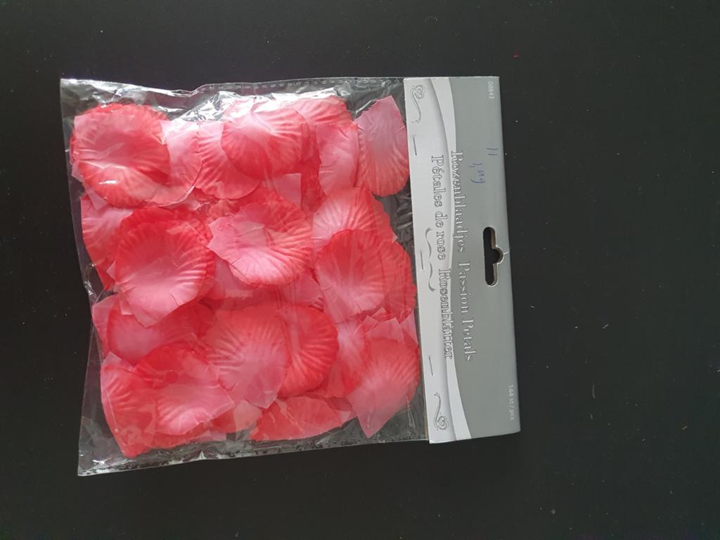 Nieuw zakje stoffen rozenblaadjes -, Ophalen of Verzenden, Nieuw