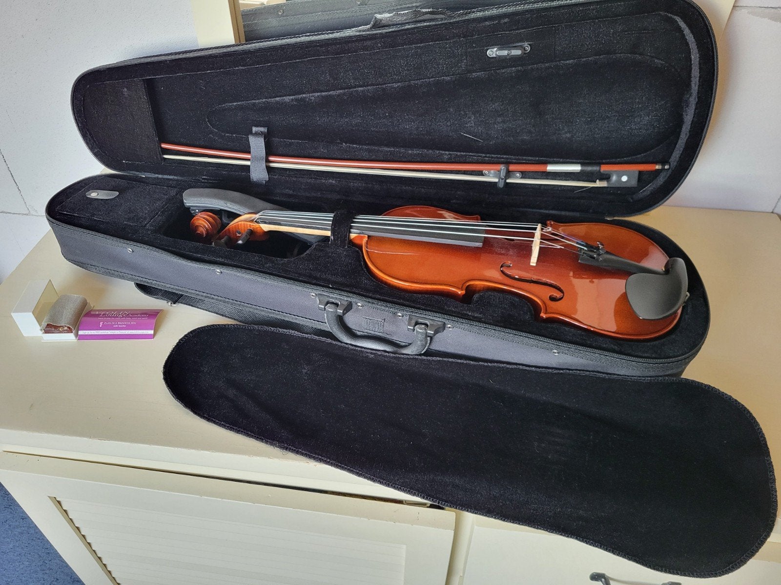 Ashton Viool met Koffer en Strijkstok - Zo goed als nieuw, Muziek en Instrumenten, Strijkinstrumenten | Violen en Altviolen, Overige formaten