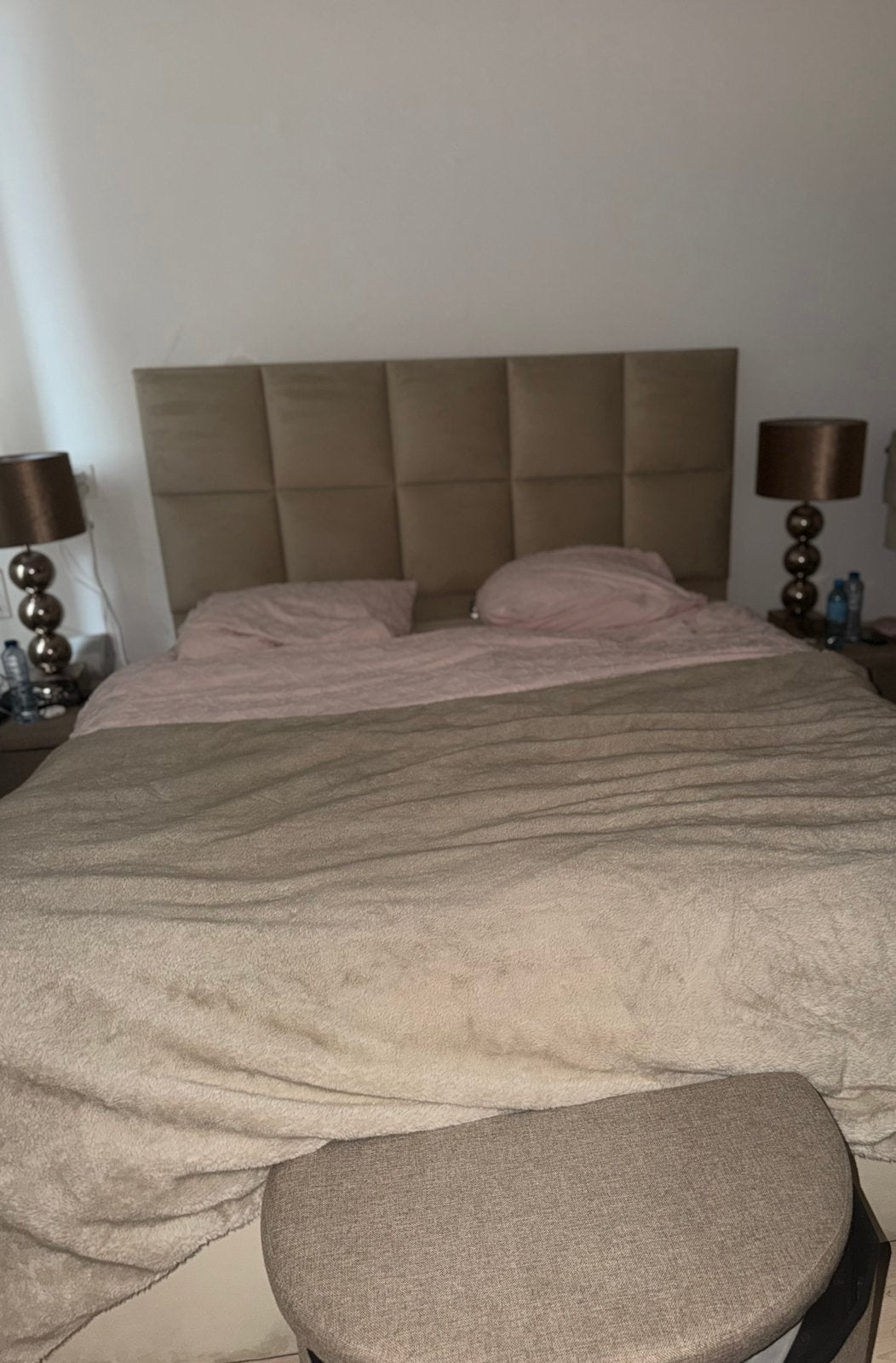Vekvet boxspring, Huis en Inrichting, Ophalen of Verzenden, Zo goed als nieuw, Tweepersoons, 180 cm