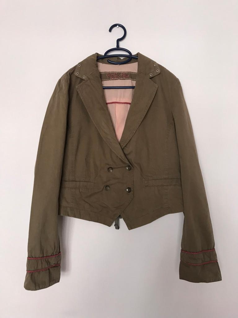 Nieuw XL colbert blazer jasje Vanilia Jeans taupe egf kaki, Vanilia, Maat 46/48 (XL) of groter, Nieuw, Ophalen of Verzenden