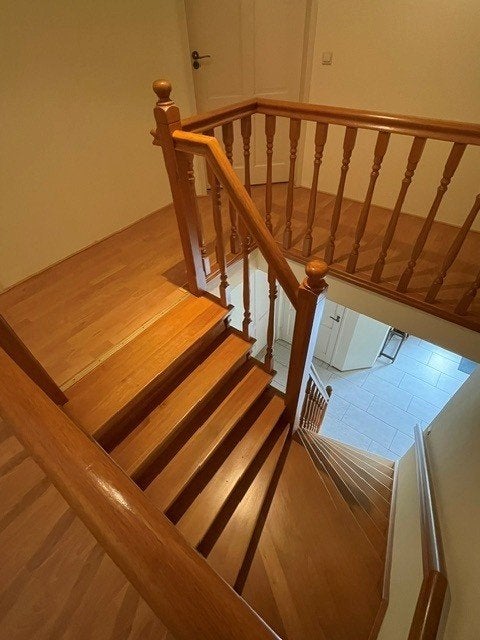 eikenhouten trap met balustrade, Ophalen, Gebruikt, Trap, 2 tot 4 meter