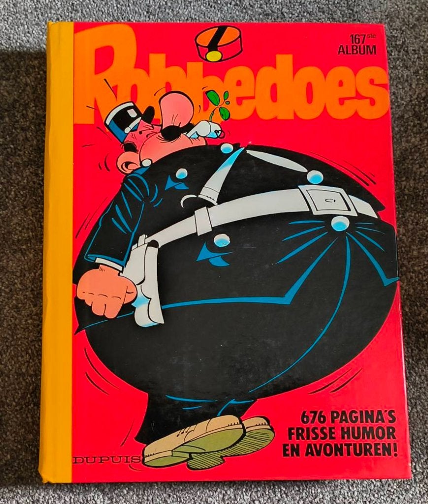 Ingebonden Robbedoes nr.167 1983., Gelezen, Robert Velter, Eén stripboek, Ophalen of Verzenden