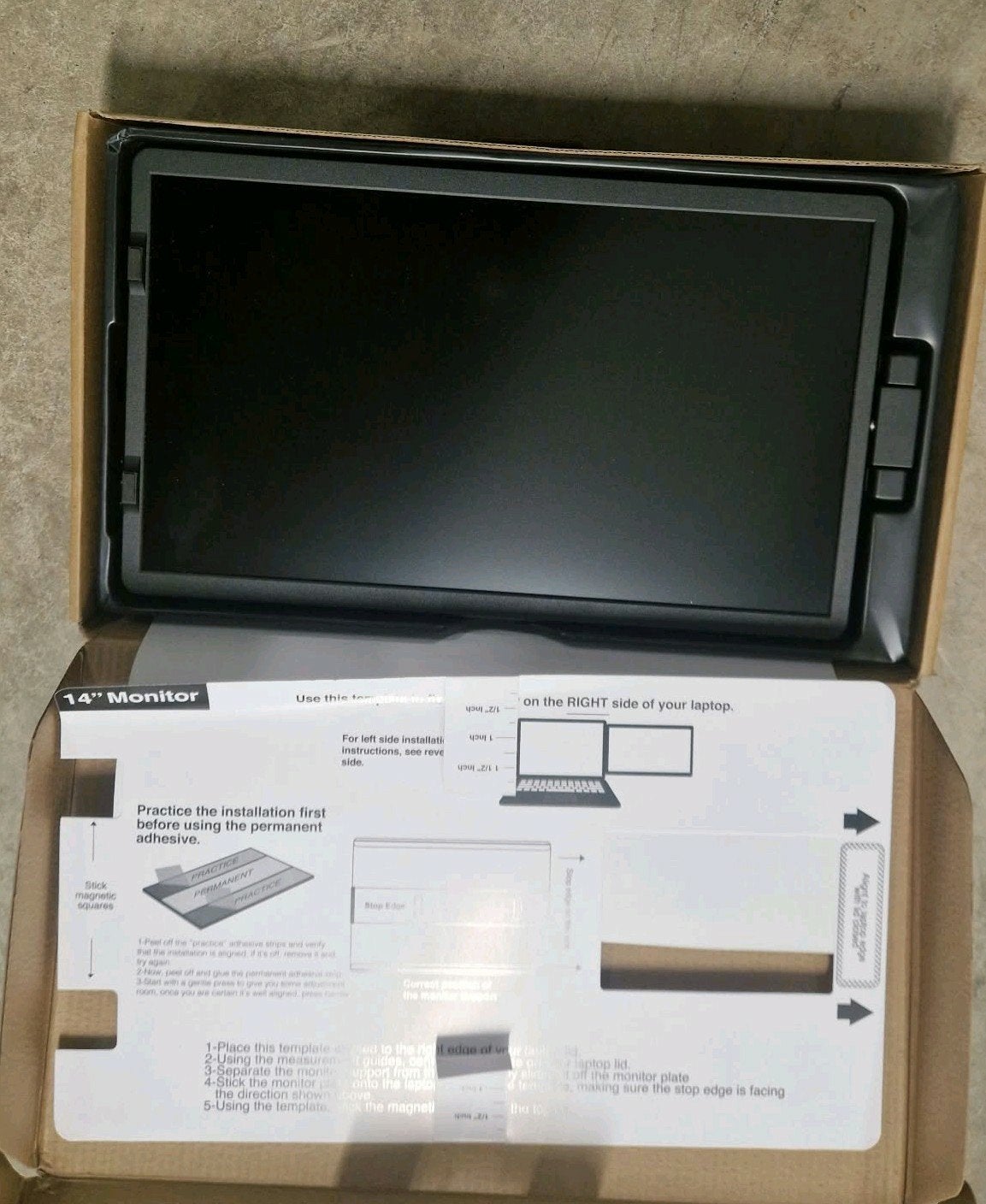 14 inch monitor - Nieuw in doos, Computers en Software, Ophalen of Verzenden, Nieuw, Onbekend