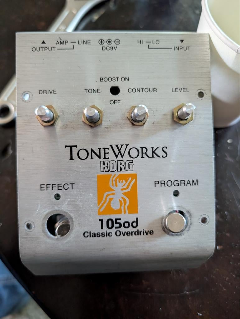 Hobbyproject Korg 105od Classic Overdrive Pedaal, Muziek en Instrumenten, Effecten, Ophalen of Verzenden, Gebruikt, Distortion, Overdrive of Fuzz