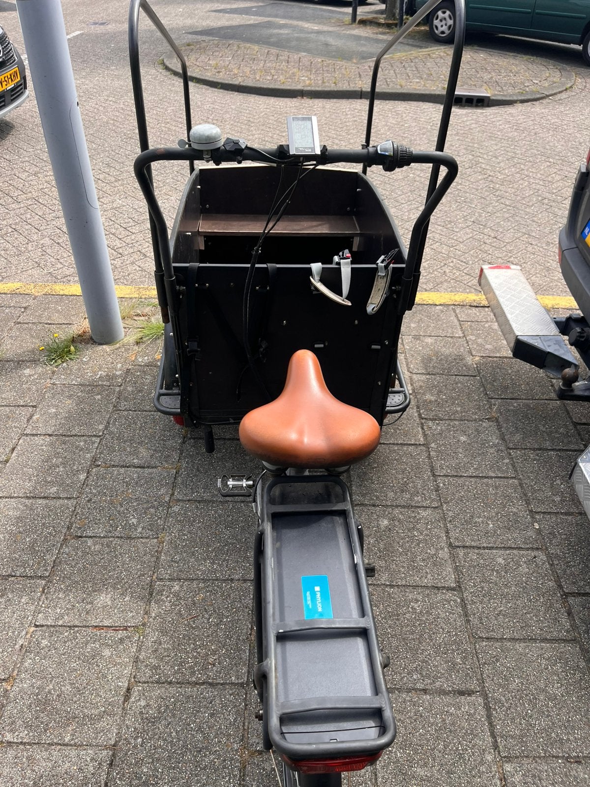 Bezorgen mogelijk. Elektrische bakfiets goed en werkend, Ophalen, Zo goed als nieuw, 4 kinderen of meer