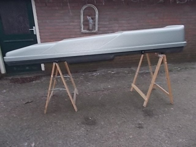 Te Koop / Te Huur Dakkoffer BagageBox Skibox 1-Sleutel 230L, Auto diversen, Ophalen, Zo goed als nieuw