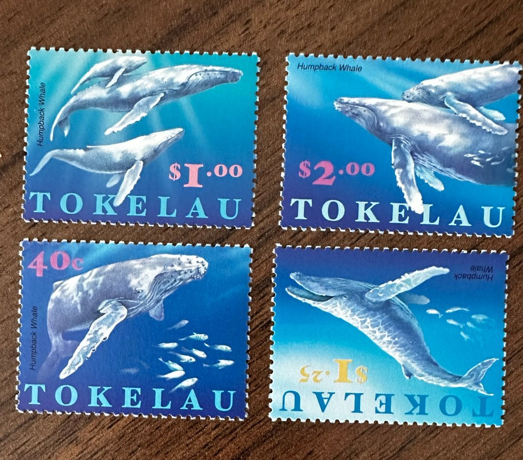 Tokelau 1997 Walvissen postfris postzegels set, Ophalen of Verzenden, Postfris