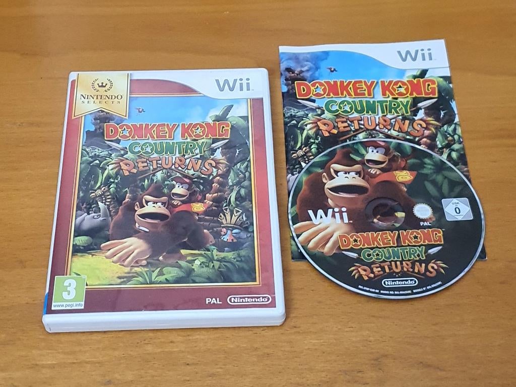 Wii | Donkey Kong Country Returns, Avontuur en Actie, Gebruikt, 2 spelers, Ophalen of Verzenden