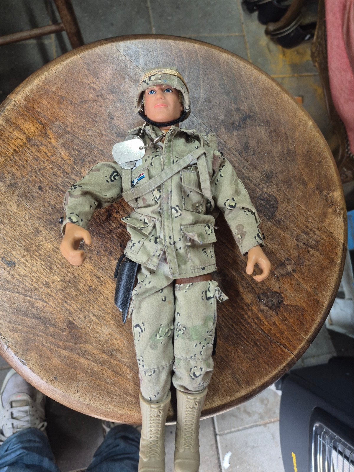 Vintage G.I. Joe actiefiguur - Desert Camo, Ophalen of Verzenden