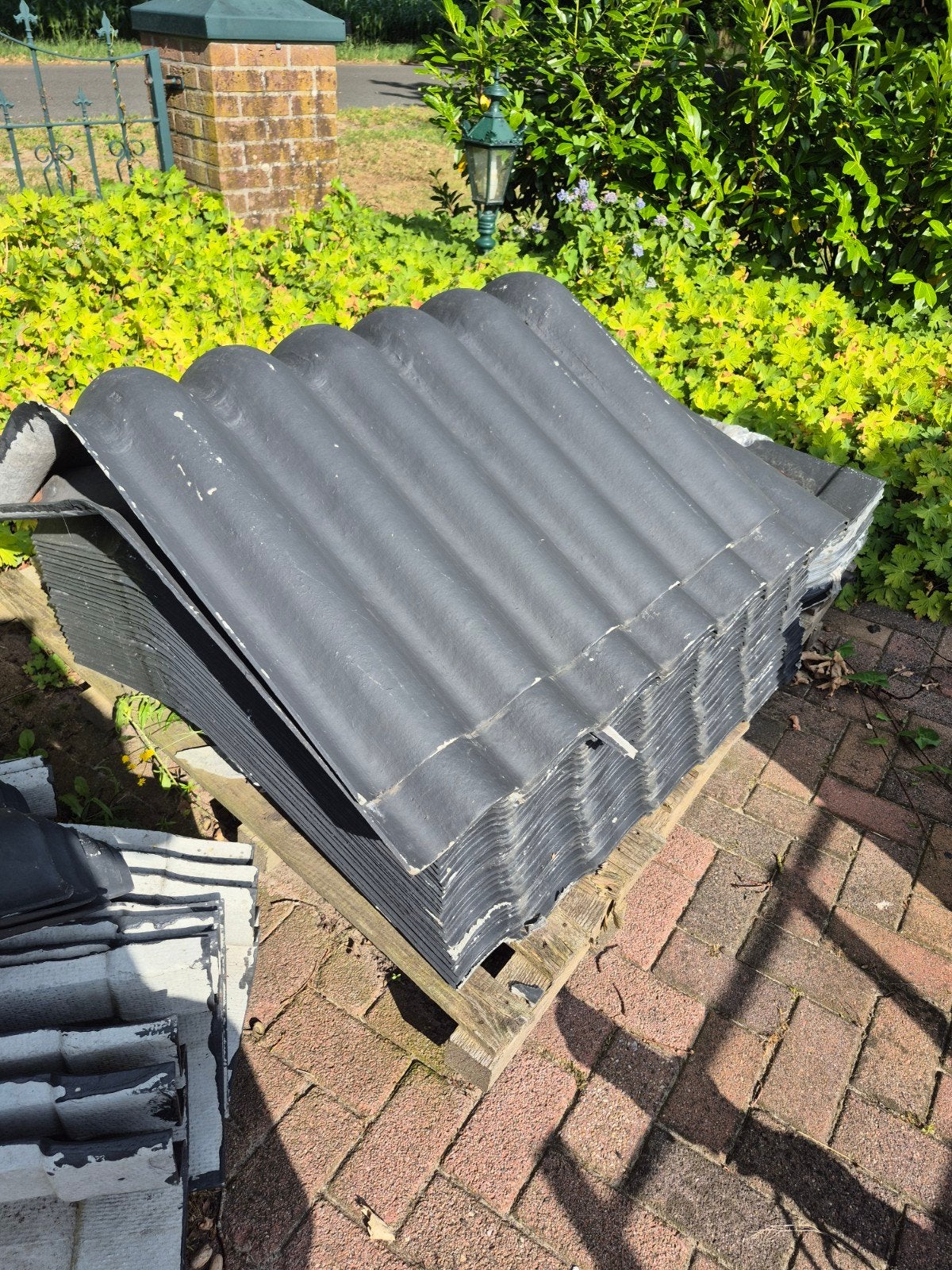 Dakplaten met knik voor schuur of houtstek, Doe-het-zelf en Verbouw, Dakpannen en Dakbedekking, Ophalen of Verzenden