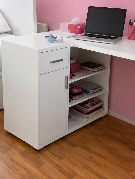 Bureau, Huis en Inrichting, Bureaus, Ophalen, Met lades, 120 cm, Scandinavisch