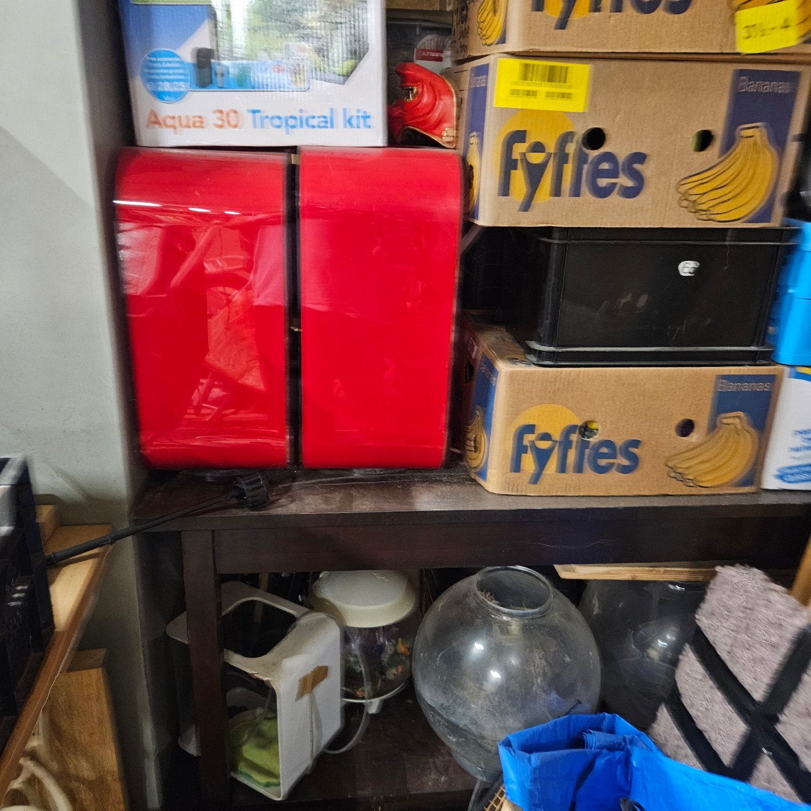 Partij aquarium decoratie en aquaria van biorb, Ophalen
