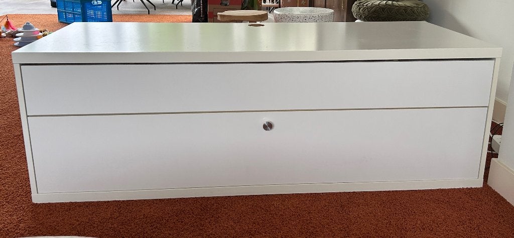 televisie kast, Ophalen, Gebruikt, 100 tot 150 cm, Modern, strak