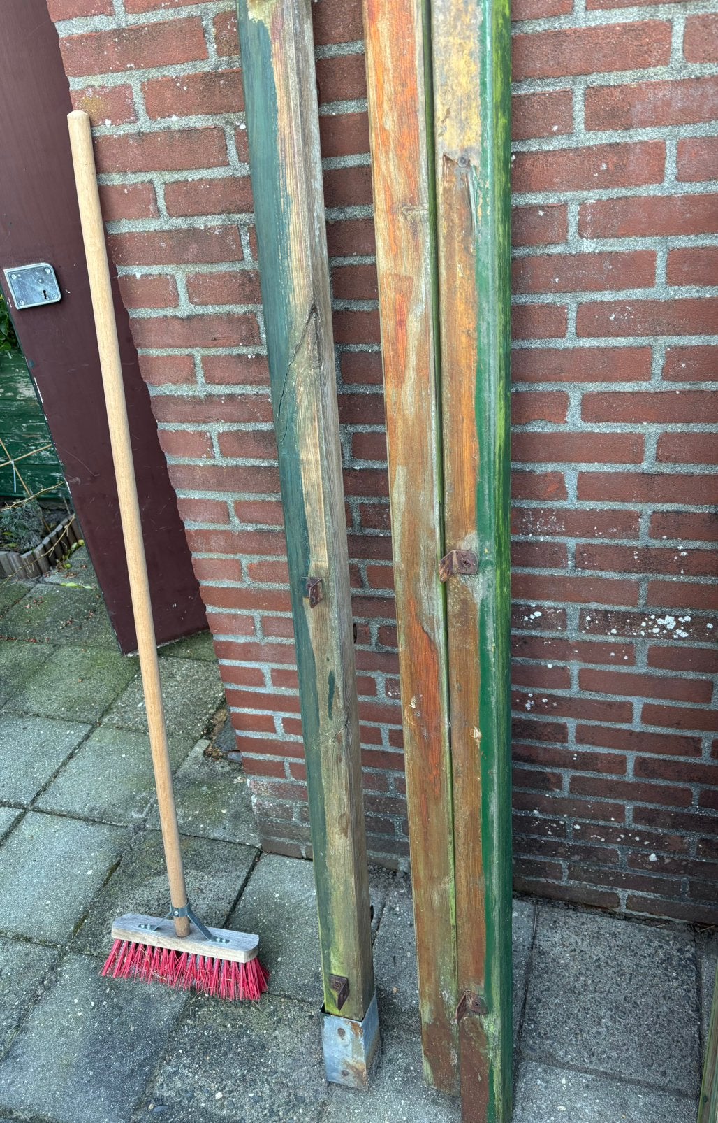 Tuinpalen set, Tuin en Terras, Palen, Balken en Planken, Ophalen of Verzenden, Gebruikt, Palen