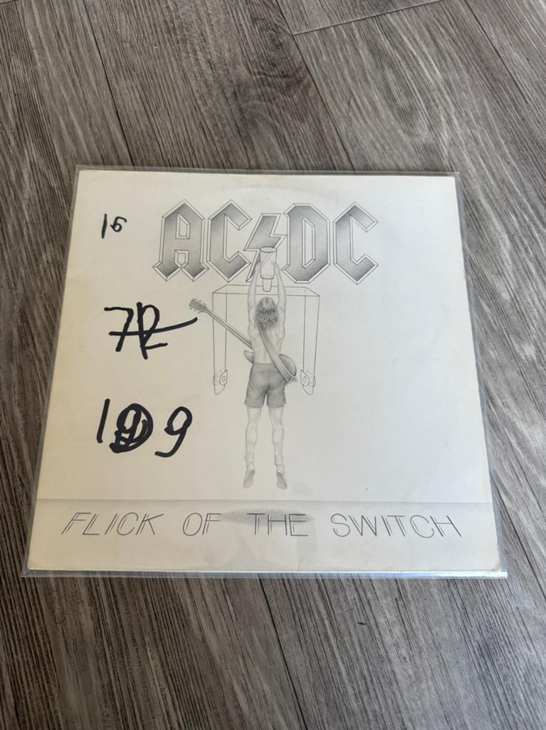 Lp AC/DC - Flick of the switch, Cd's en Dvd's, Ophalen of Verzenden, Zo goed als nieuw, 12 inch, Poprock