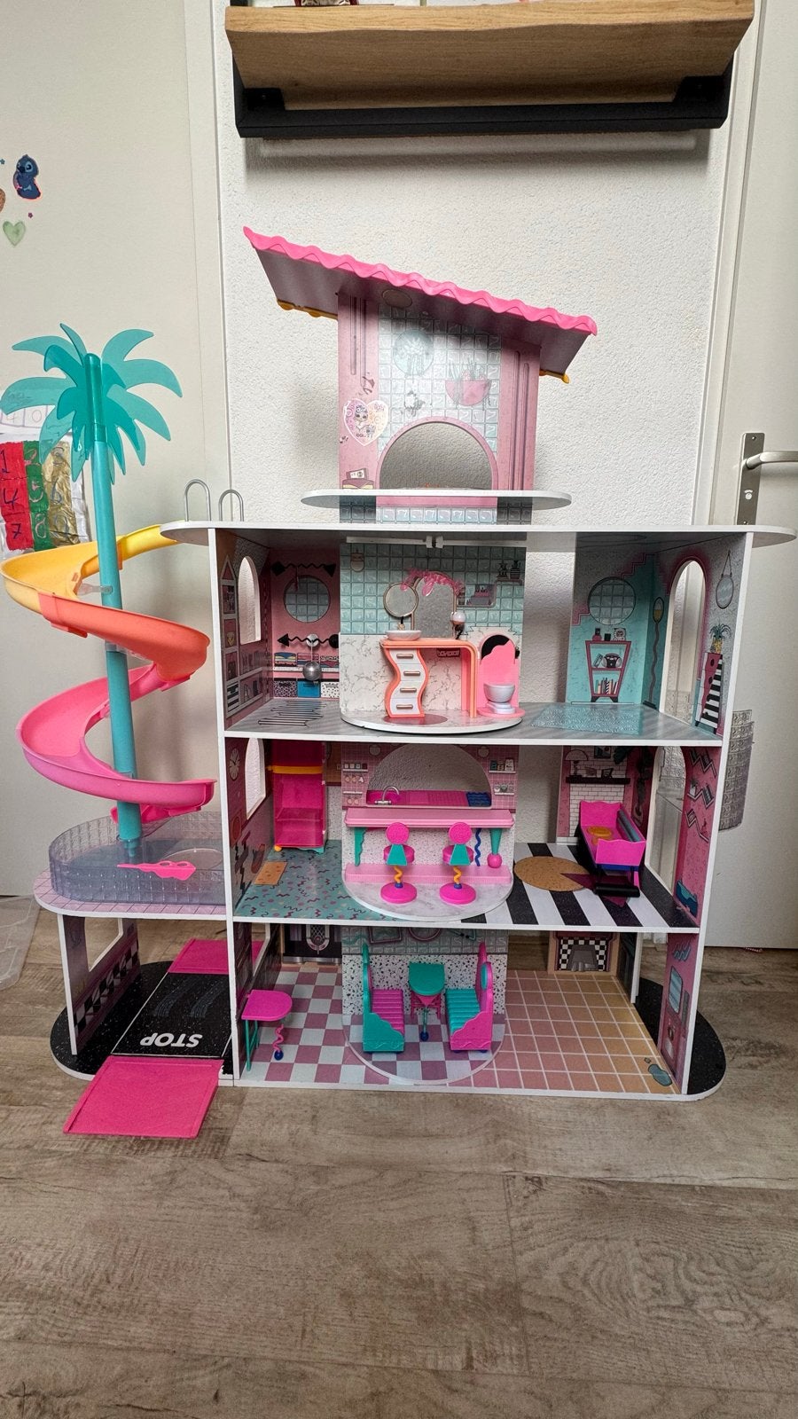 L.O.L. Surprise! Glamper Poppenhuis met glijbaan, Ophalen, Gebruikt, Poppenhuis