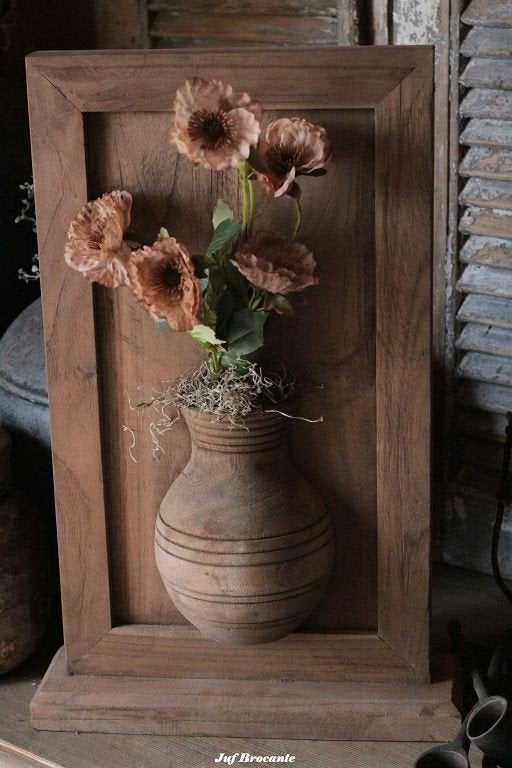 Lijst met dubbele kruik staand compleet / kruiklijst, Www.jufbrocante.nl, Www.jufbrocante.nl, Nieuw, Ophalen of Verzenden