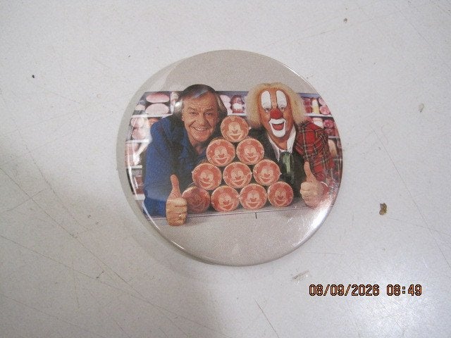 bassie en adriaan button 7,5 cm dia (398), Verzamelen, Ophalen of Verzenden, Gebruikt, Tv, Overige typen