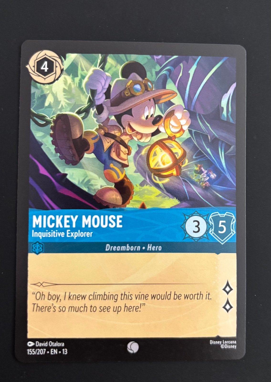 Attack of the Vine - Mickey Mouse - 155/207 EN-13, Ophalen of Verzenden, Nieuw, Losse kaart