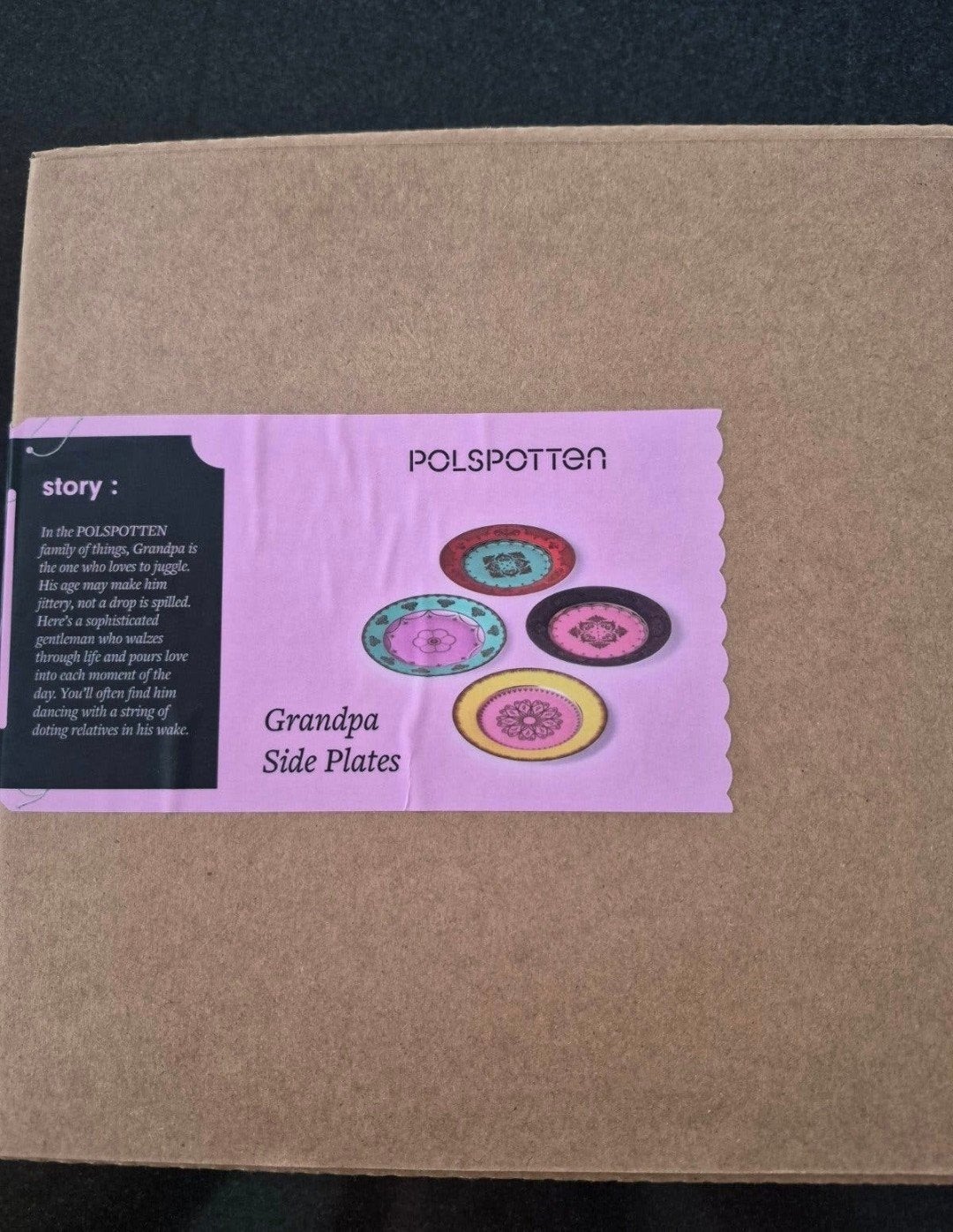 Nieuwe Grandma Polspotten schotels - Set van 4, Ophalen of Verzenden