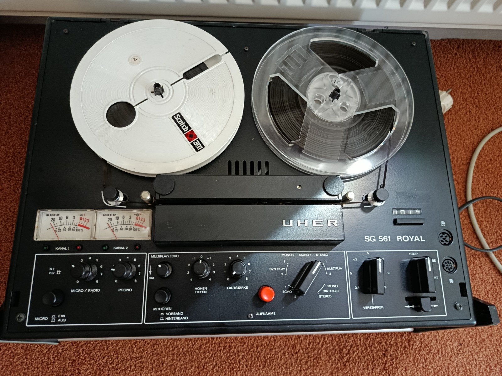 Uher SG561 Royal bandrecorder vintage!, Audio, Tv en Foto, Bandrecorders, Ophalen, Bandrecorder