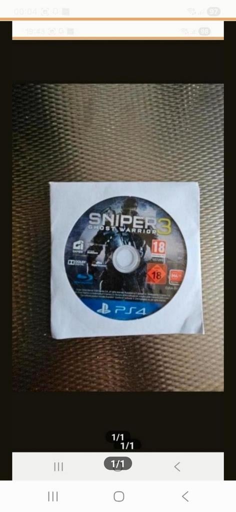 Sniper Ghost Warrior 3 PS4 - Schietspel, Online, Gebruikt, Vanaf 18 jaar, Shooter
