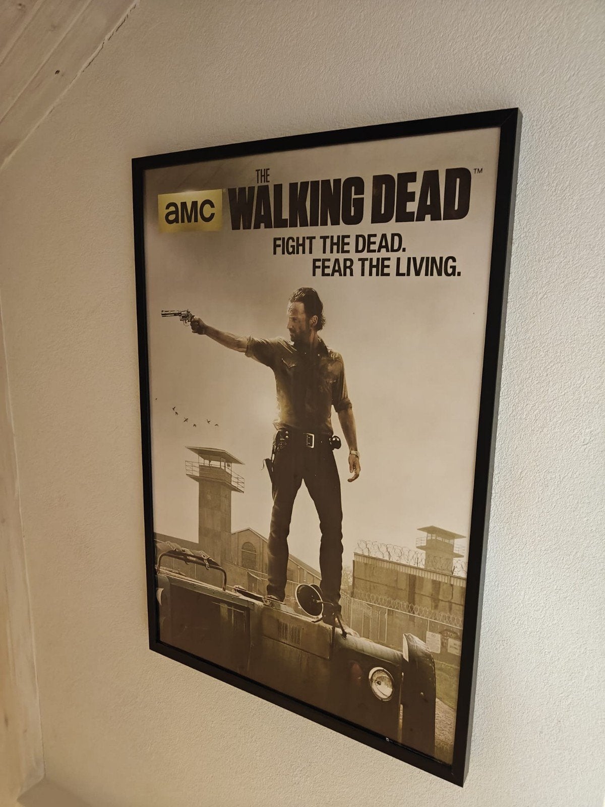 Te koop: Schilderij The Walking Death (64x94), Ophalen