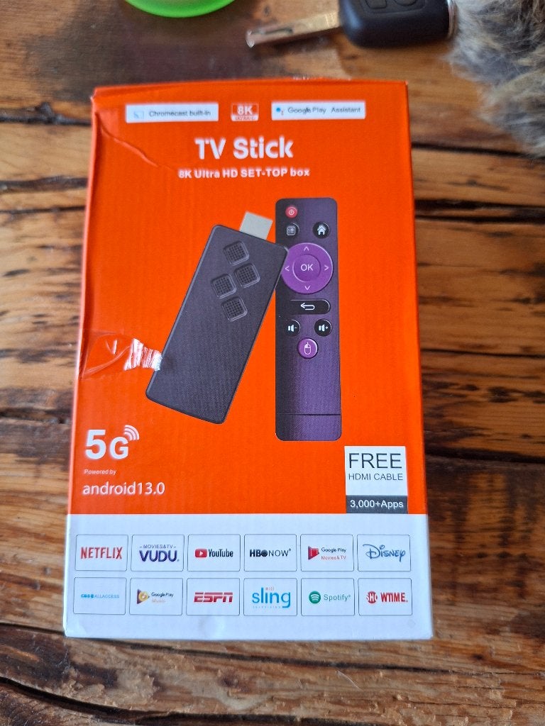 Android TV Stick HD Set-Top Box, Ophalen of Verzenden, Zo goed als nieuw, HDMI, Minder dan 500 GB