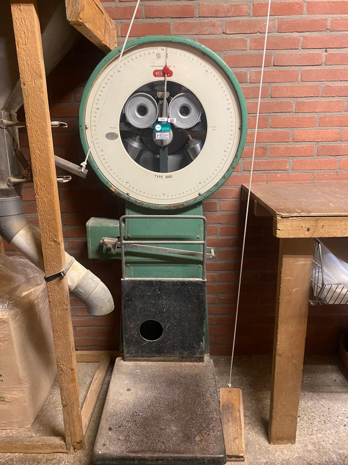 Berkel weegschaal, Ophalen, Gebruikt, Winkelweegschaal, 50 tot 100 kg