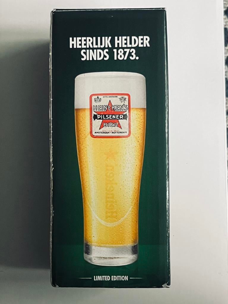 Heineken Limited Edition Glass, Verzenden, Zo goed als nieuw, Glas of Glazen, Heineken