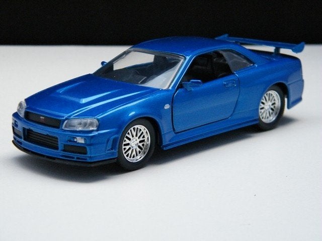 Fast Furious Nissan R34 Skyline GT-R – modelauto Jada 1:32, Hobby en Vrije tijd, Overige merken, Jada Toys., Auto, Nieuw
