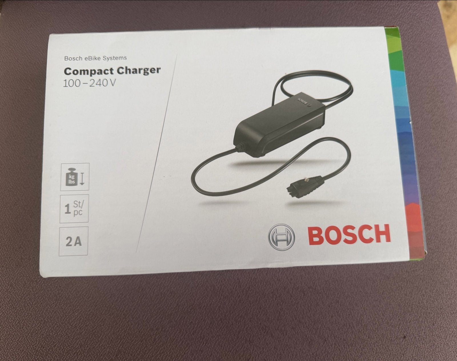 Bosch Compact Charger 2A voor e-bike - new, Verzenden, Nieuw, Elektrische fiets, Bosch