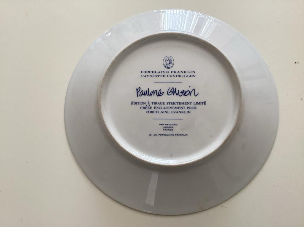Franklin Porcelain 'L'assiette Cendrillon' wandbord, Ophalen of Verzenden