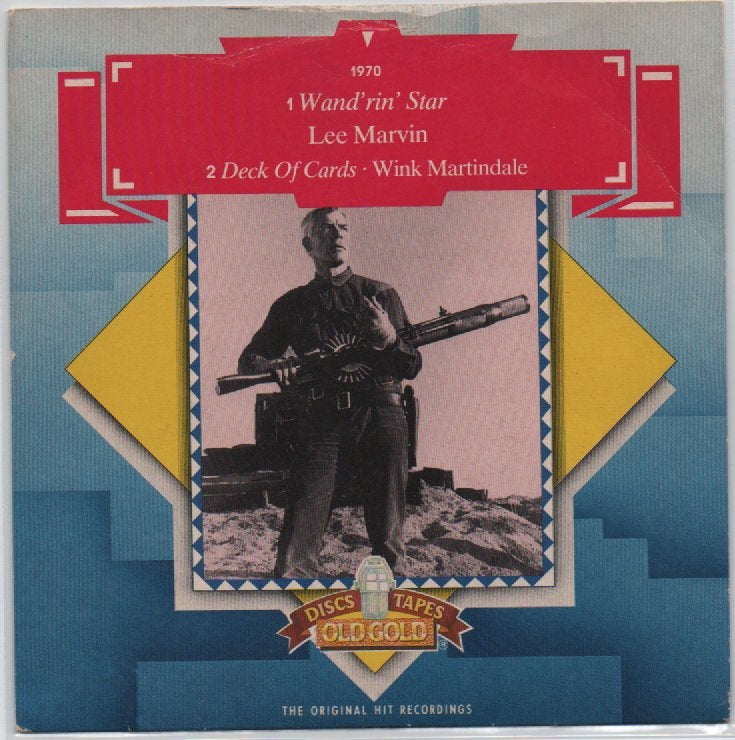 Lee Marvin- Wandrin Star/ Wink Martindale- Deck of Cards, Verzenden, 7 inch, Zo goed als nieuw, Levenslied of Smartlap