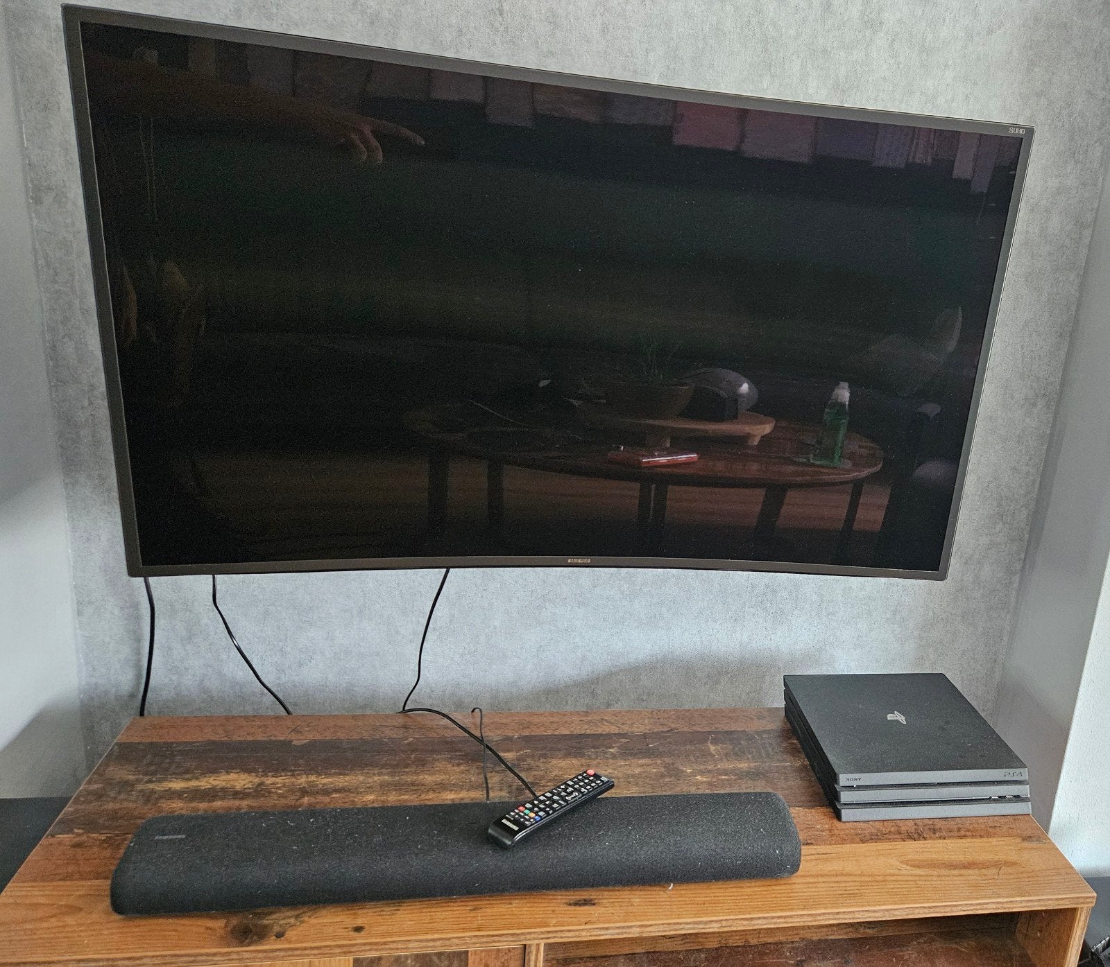 50" Samsung 4k Curved 3D Smart TV, Audio, Tv en Foto, Televisies, Ophalen, Gebruikt, 50 Hz, LCD
