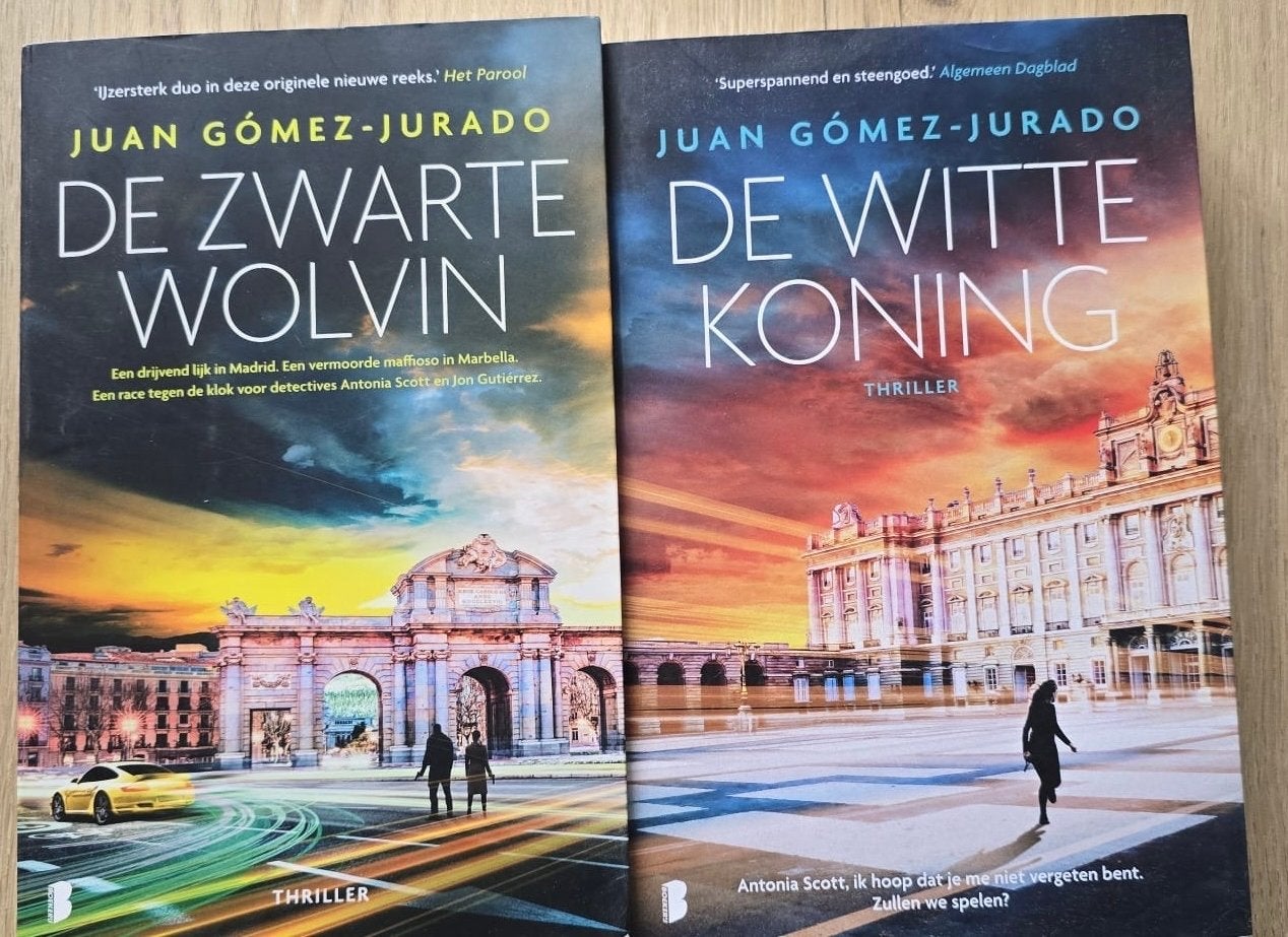 Juan Gómez-Jurado: De Zwarte Wolvin & De Witte Koning, Ophalen of Verzenden, Zo goed als nieuw, Europa overig