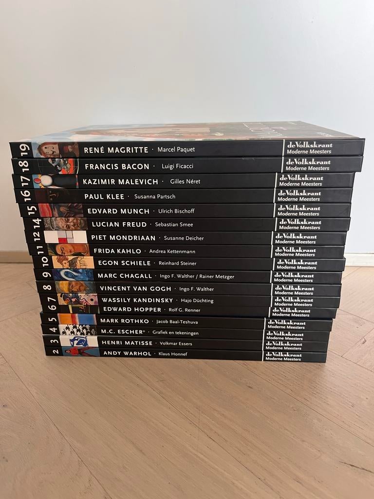 De Volkskrant Moderne Meesters Boekenreeks (17 delen), Boeken, Ophalen, Zo goed als nieuw, Nederland
