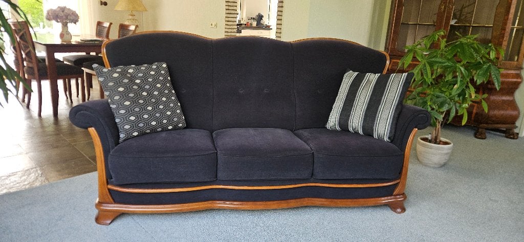 vintage Biedermeier / Jugenstil bankje, Ophalen, Gebruikt, 150 tot 200 cm, Vintage