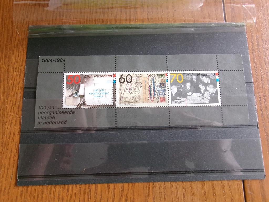 1984 - gest, blok filacento (25c), Postzegels en Munten, Postzegels | Nederland, Verzenden, Gestempeld