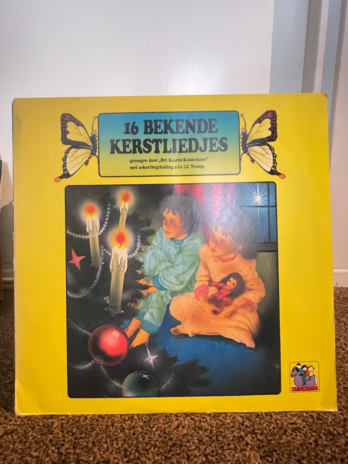 16 Bekende Kerstliedjes - Het Baarns Kinderkoor LP, Ophalen of Verzenden, Gebruikt