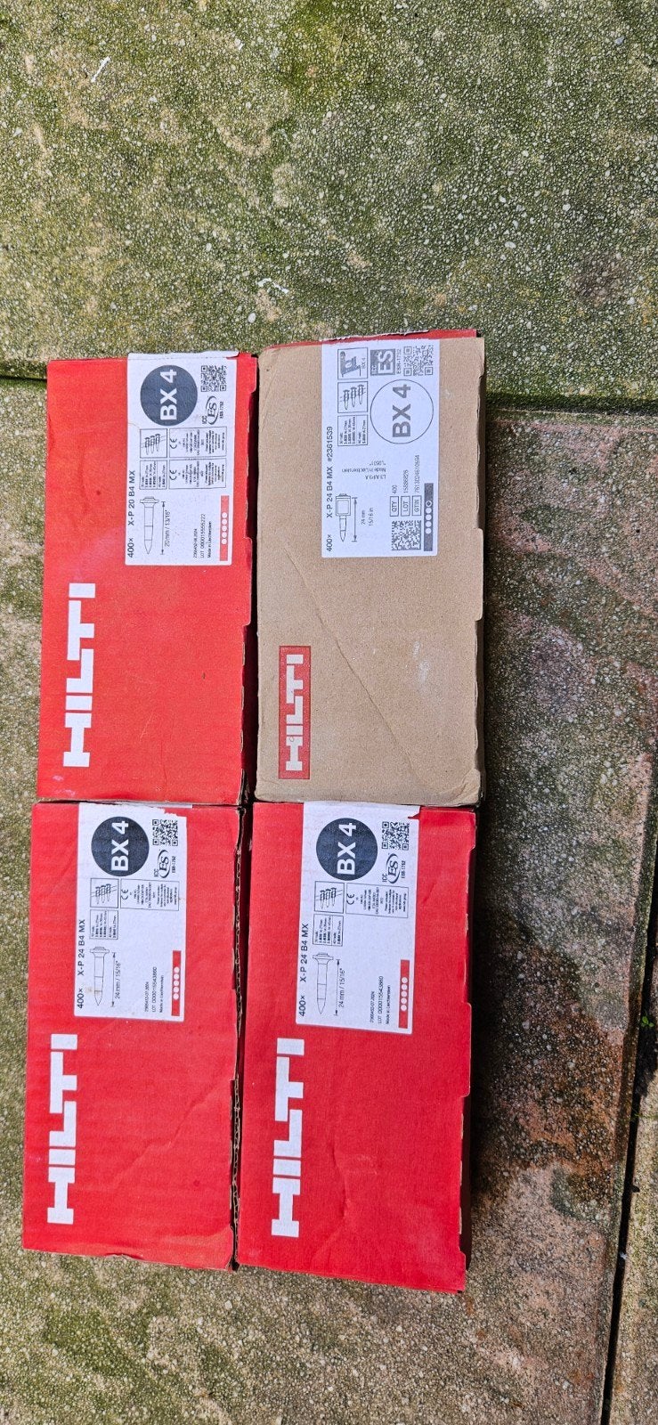 Hilti BX 4 schroeven - Diverse lengtes, Ophalen of Verzenden, Nieuw, 50 tot 100 mm, Schroeven