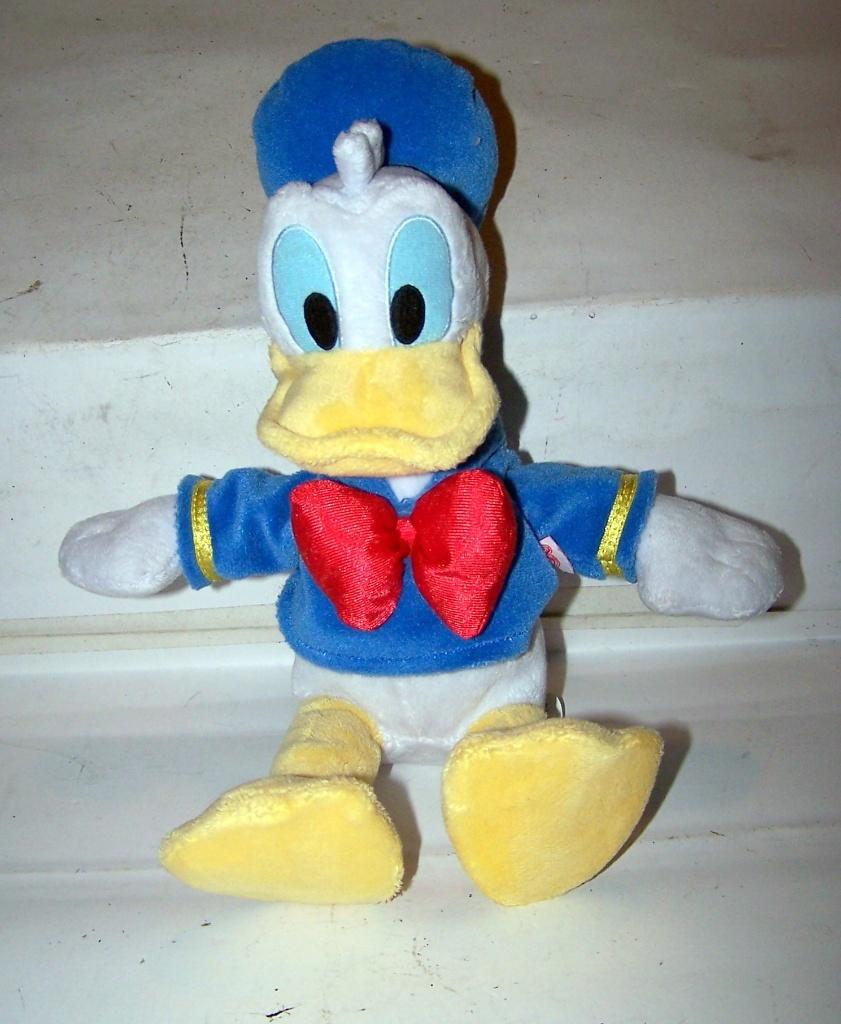 Mooie Nicotoy Donald Duck knuffel. Izgs., Disney, Zo goed als nieuw, Middelgroot (20 tot 80 cm), Meerkleurig