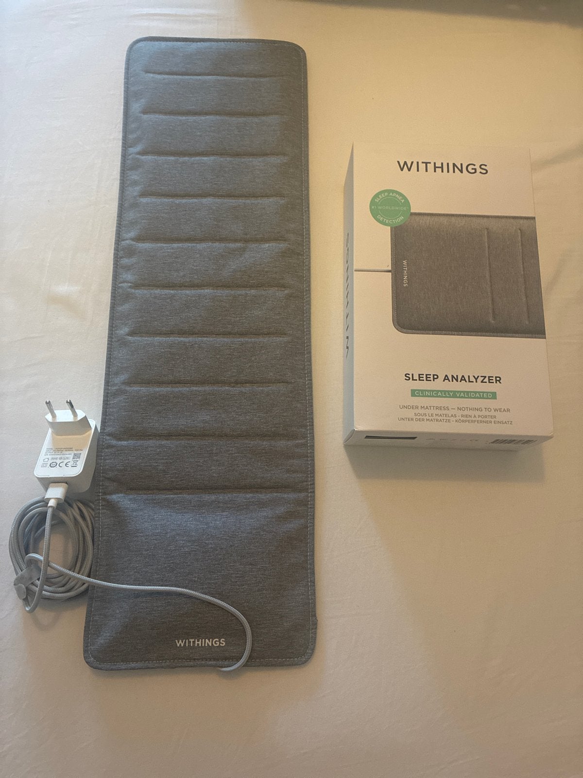 Withings Sleep Analyzer Slaaptracker (onder matras), Ophalen of Verzenden, Zo goed als nieuw, Overige typen
