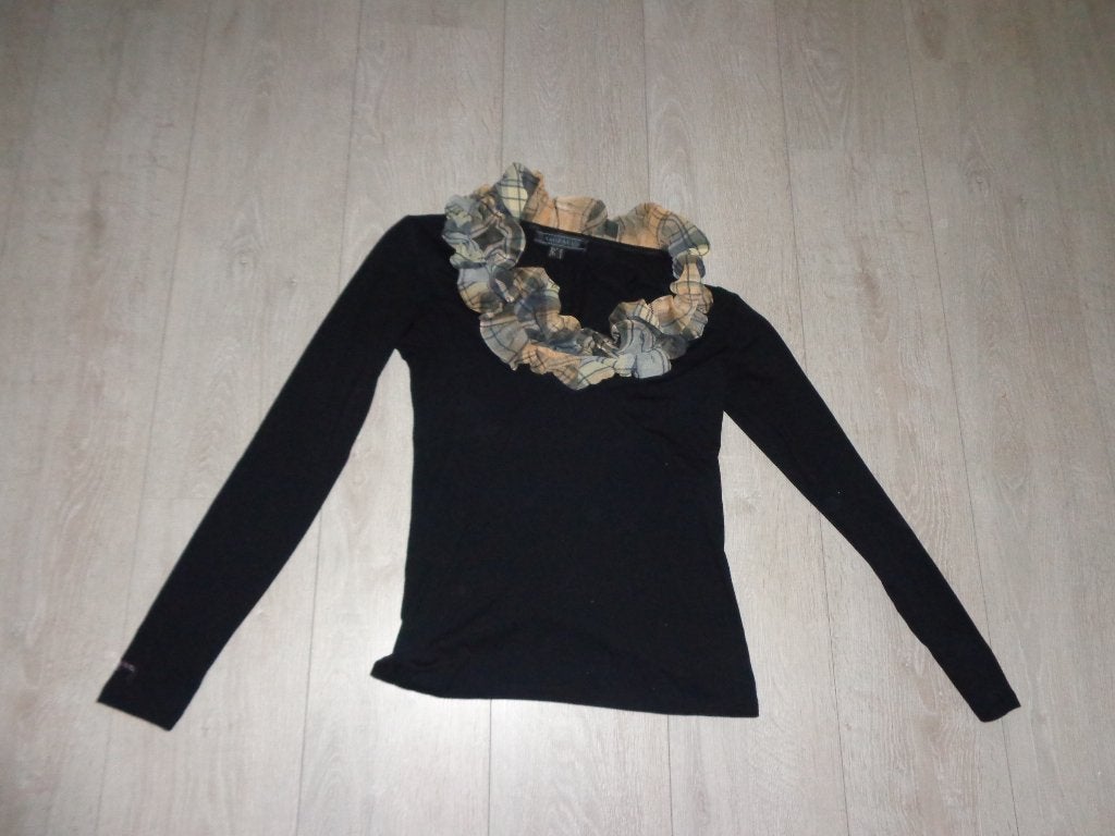 aparte dameslongsleeve van SAO PAULO, maat 36, Zwart, Ophalen of Verzenden, Zo goed als nieuw, Lange mouw