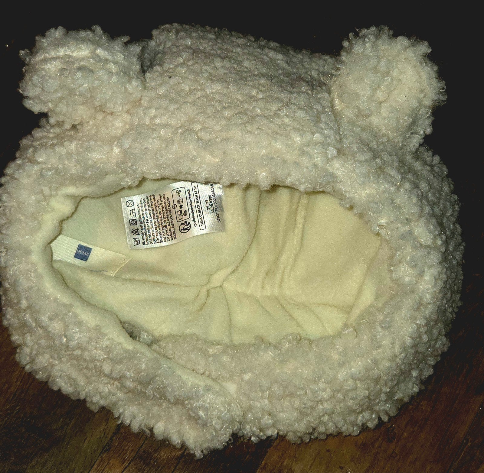 hema baby wintermuts, Kinderen en Baby's, Ophalen of Verzenden, Jongetje of Meisje, Muts