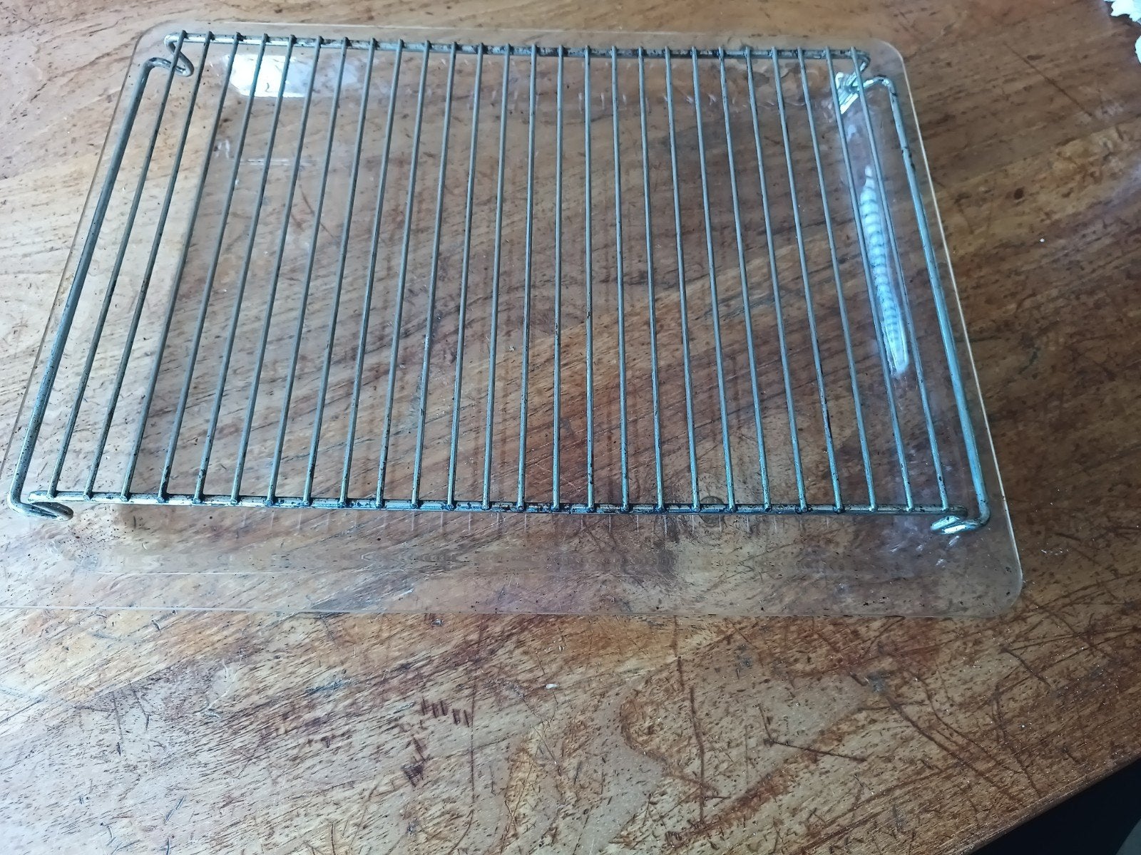 Miele glazen bakplaat met rooster voor combi magnetron, Minder dan 45 cm, Gebruikt, Ophalen of Verzenden, Combi-oven