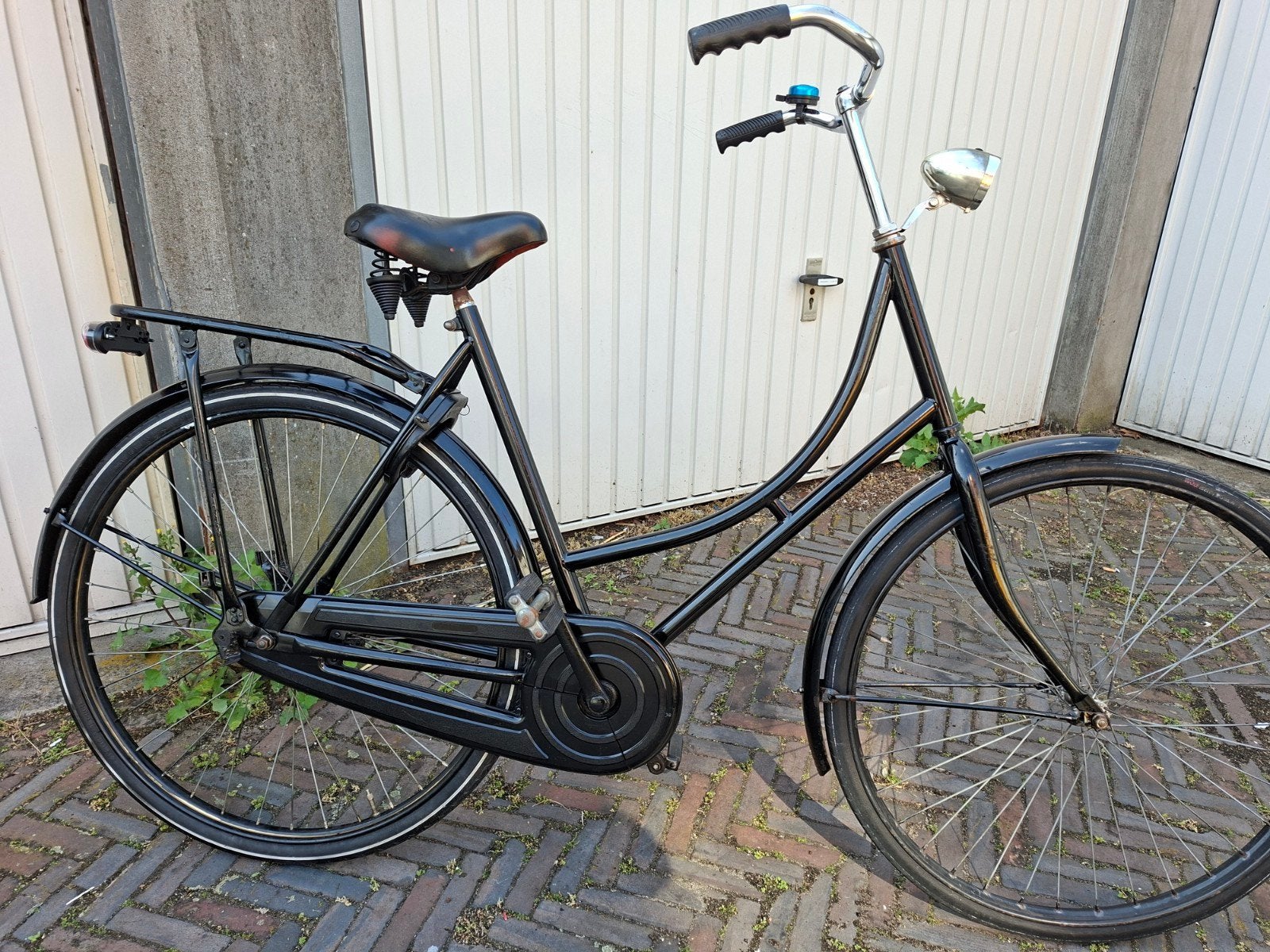 Stevige Omafiets stadsfiets, 56 cm of meer, Ophalen, Gebruikt, Terugtraprem