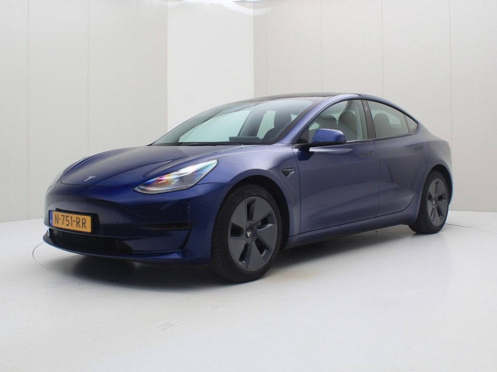 Tesla Model 3 Standard RWD Plus 90.9% SoH FACELIFT [ LFP-ACC, Auto's, 0 cilinders, Zwart, Blauw, Origineel Nederlands
